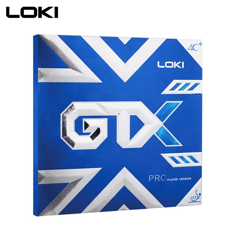 Table Tennis Spin - LOKI GTX Professionelles klebriges Tischtennis-Gummi, starker