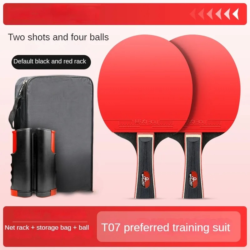 Table Tennis Net Set - Training Entertainment 2-Schläger- und Netzrahmen-Set für