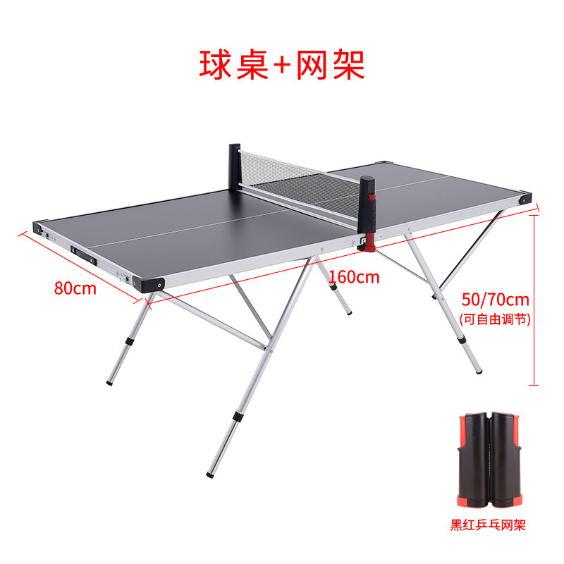 Table Tennis Net Set - Tragbarer Klappbarer Tischtennistisch für Innen- und