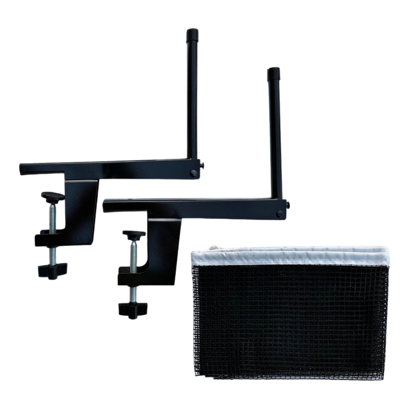 Table Tennis Net Set - Tischtennisnetz mit Klemmen, Tischtennisnetz-Clip-Set für Outdoor-Training