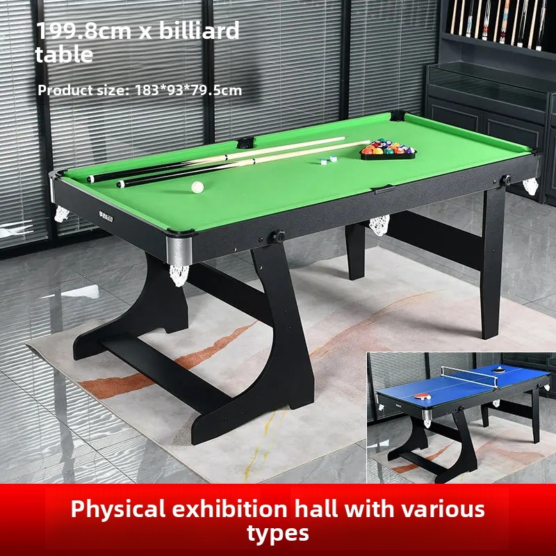 Table Tennis Kids - 1,8 m (6 Fuß) Klappbarer Billardtisch,