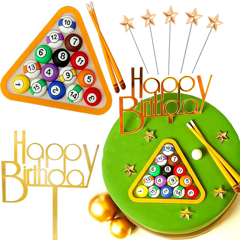 Table Tennis Kids - Billard Ball Kuchen Dekoration Junge Kind