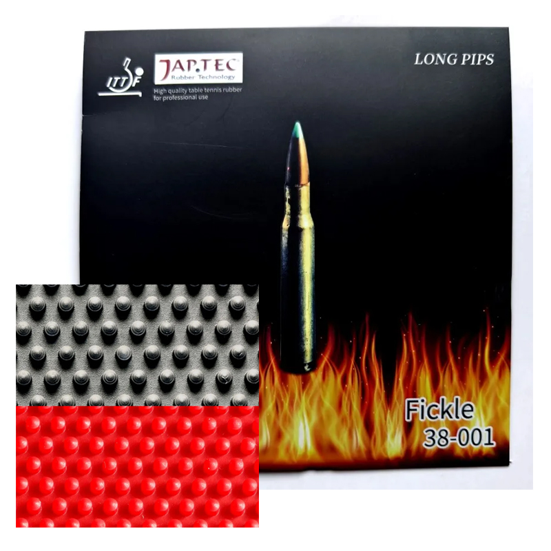 Table Tennis Spin - Long OX Tischtennisbelag mit Bullet-Head-Noppen, Anti-Spin