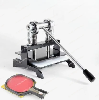 Table Tennis Edge - Tischtennisschläger-Gummischneidemaschine mit Doppelrollenlager, Manuelle Presse, Ping-Pong-Schläger-Gummikantenschneider