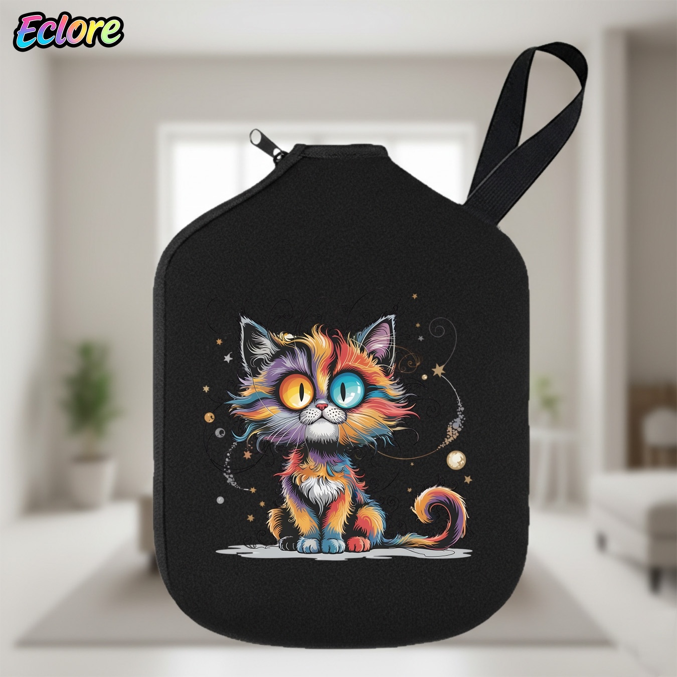 Table Tennis Equipment - Galaxy Star Cat Pickleball-Schlägertasche, weich, langlebig,