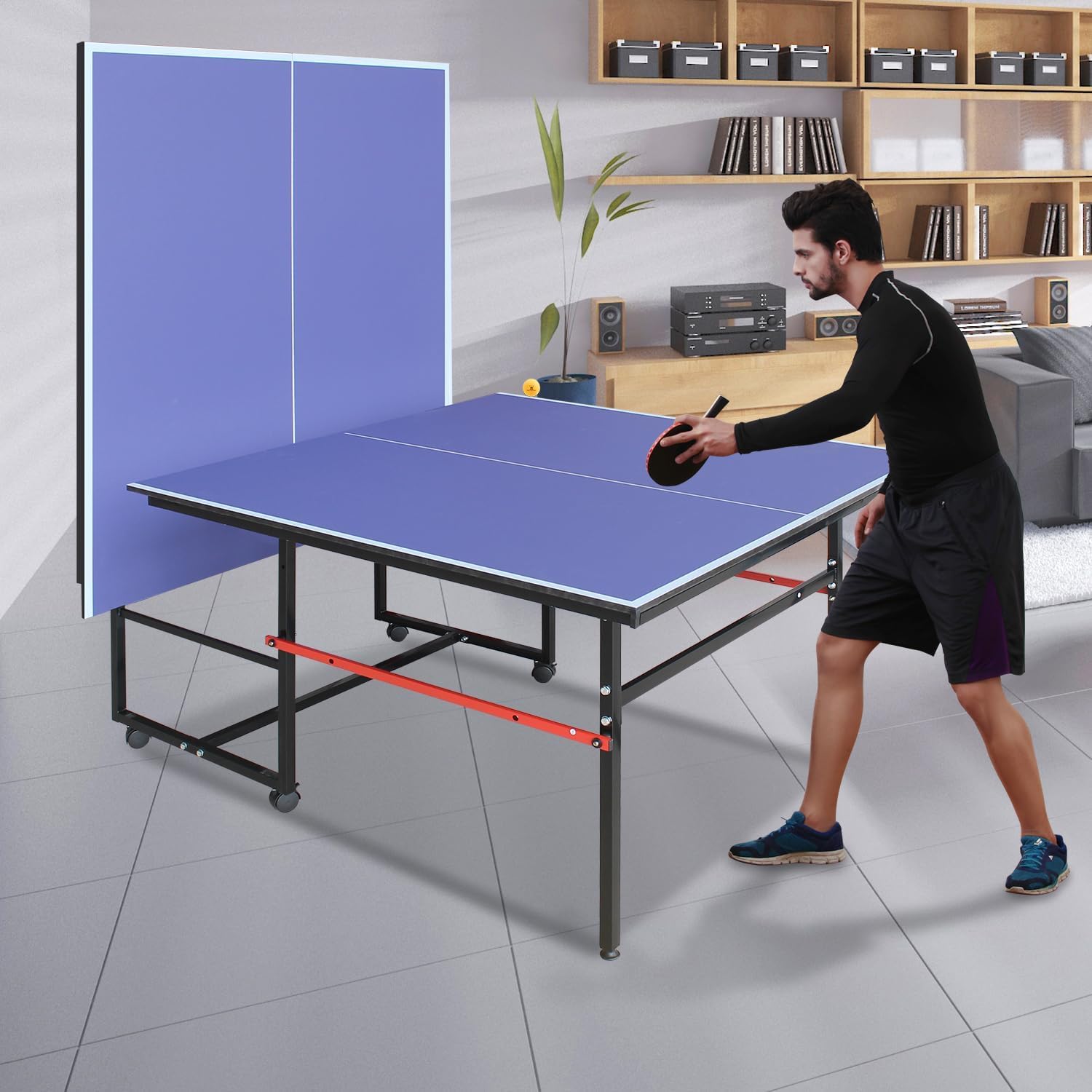 8 Fuß tragbarer Ping-Pong-Tisc – Table Tennis Net Set Bewertung und Preis