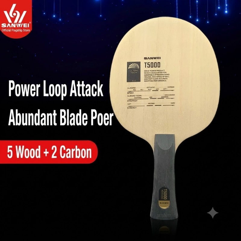 1 Stück SANWEI T5000 Tischtenn – Xiom Blade Table Tennis Bewertung und Preis