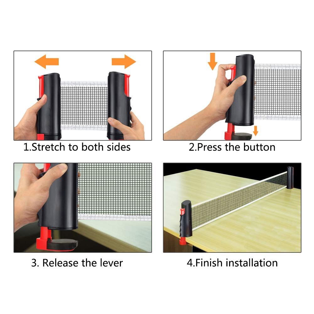 Einziehbares Tischtennisnetz-S – Table Tennis Net Set Bewertung und Preis