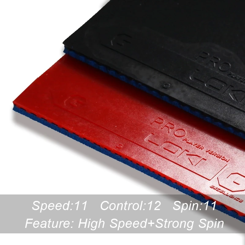 LOKI GTX Professionelles klebr – Table Tennis Spin Bewertung und Preis